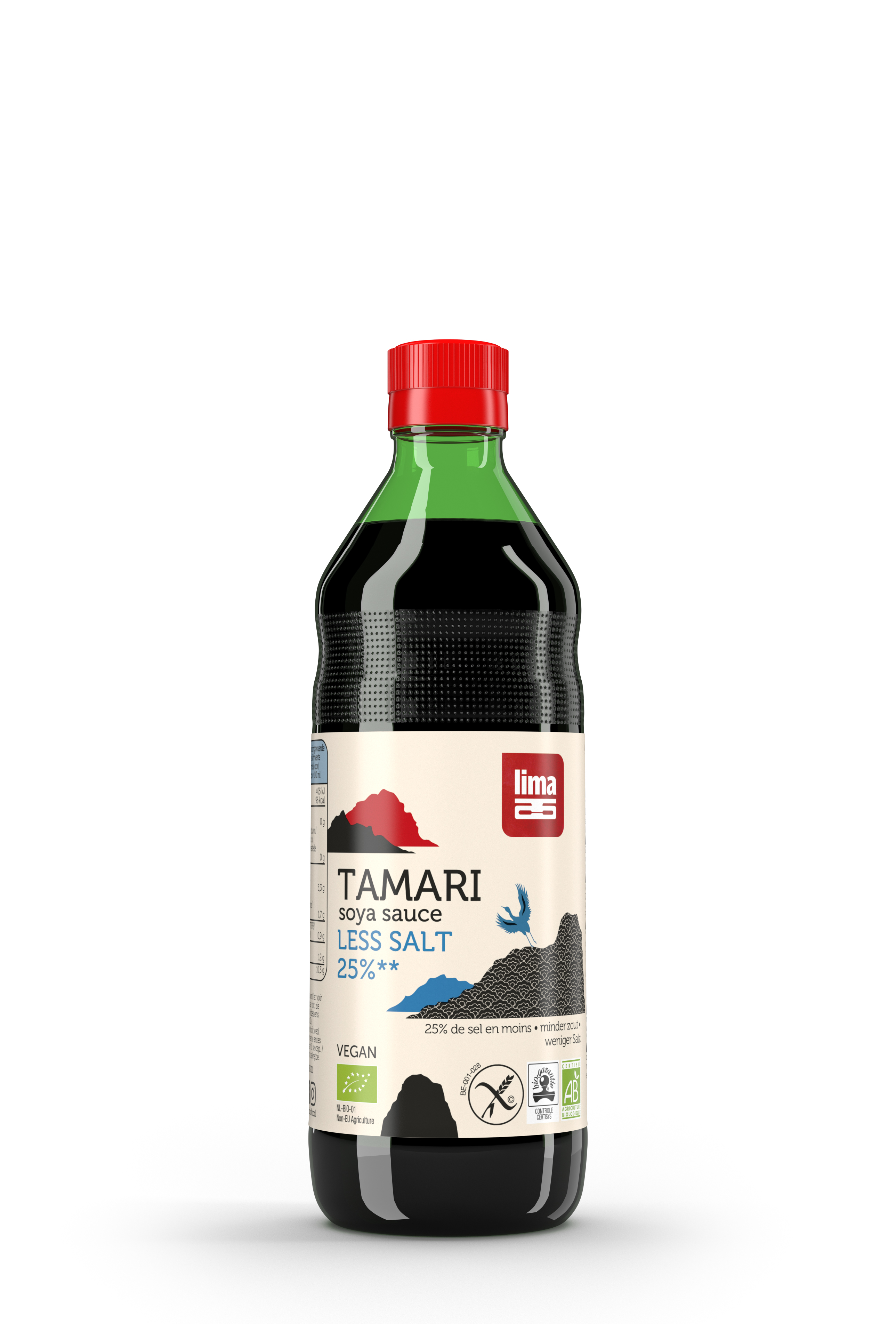 Lima Tamari 25% moins sel s.gluten bio 500ml